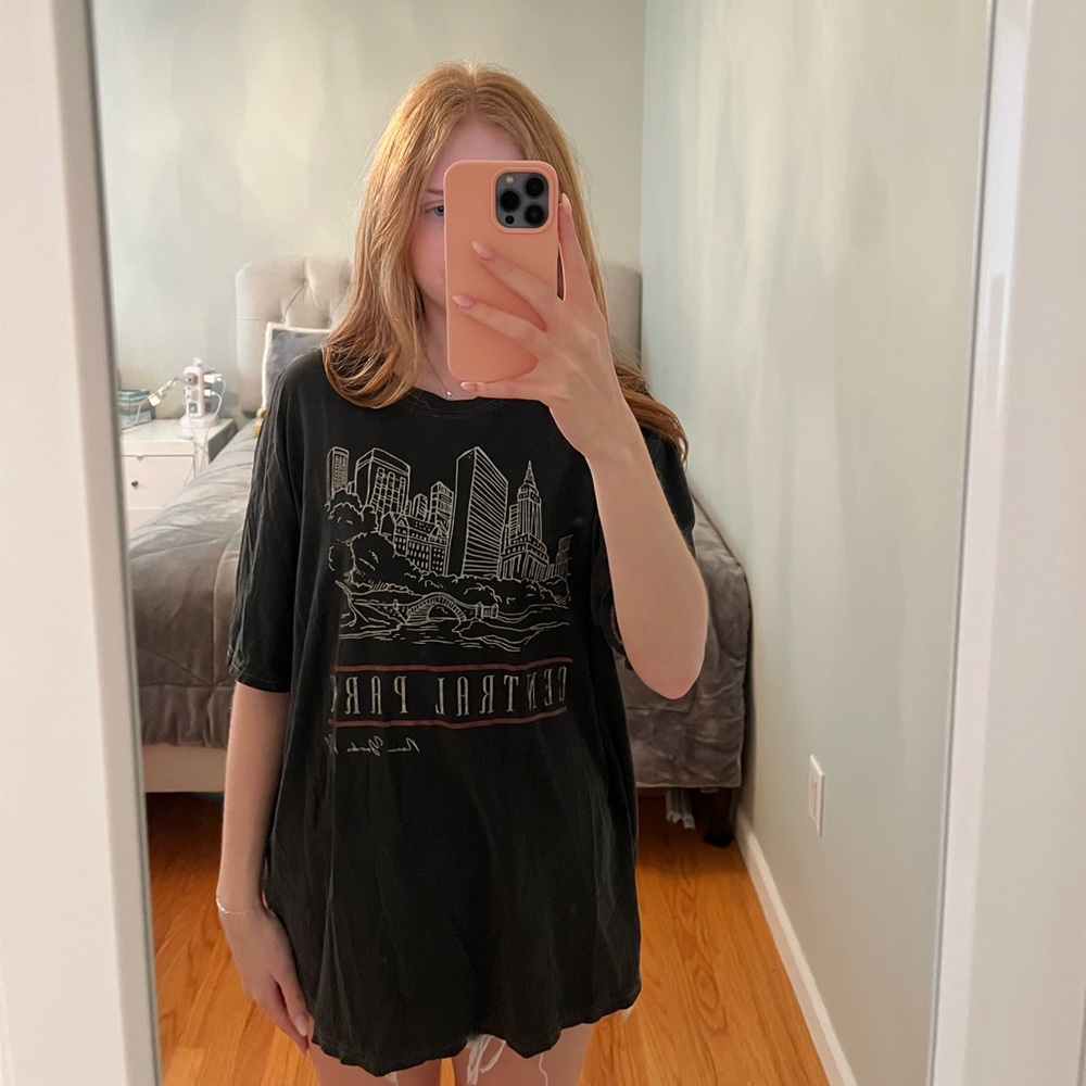 PacSun Black Oversized Short Sleeve Tee